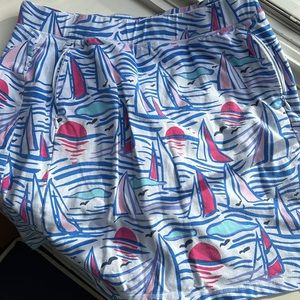 Talbots sailboat skort